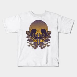 Purple Death Moth Kids T-Shirt